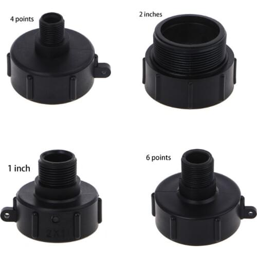 2021 New 2" 1" 1/2" 3/4" IBC Tote Tank Drain Adapter Water Tank Garden Hose Fitting Tool