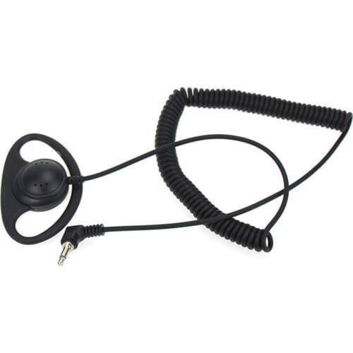 2X 3.5MM 1Pin Listen/Receiver Only D Shape Earpiece for Motorola Radio Speaker