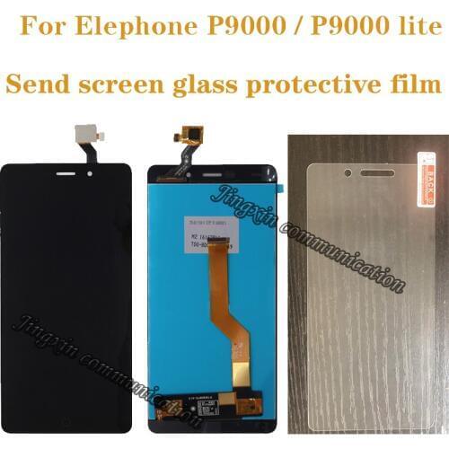 5.5" high quality for Elephone P9000 LCD + touch screen digitizer assembly for Elephone P9000 Lite display repair parts