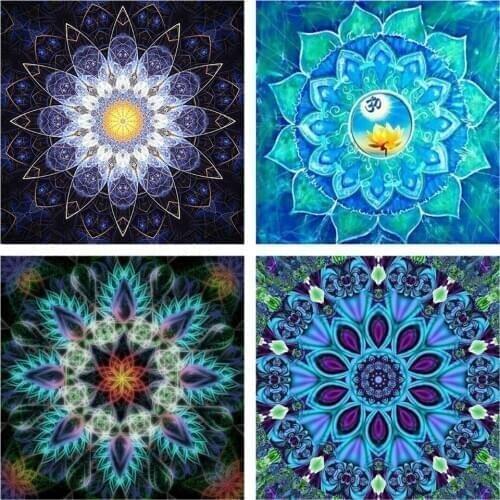 5D Fantastic Flowers Diamonds Painting Cross Stitch Diamonds Embroidery Diy Mosaic Wall Mural Art For Office Home Decoration