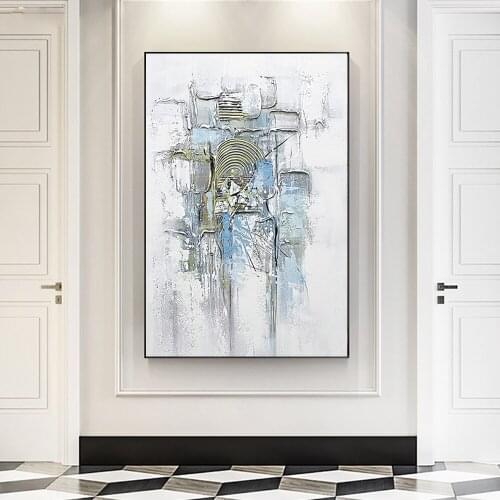 Abstract Knife 3D Wall Art Home Decor Pictures Hand Painted Oil Painting On Canvas Artwork Modern Home Living Room Decoration