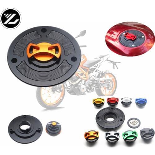 CNC Aluminum Motorcycles Fuel Tank Cover Gas Cap Key for KTM Duke 125 2011-2016 Duke 200 2012-2016 Duke 390 2013-2014