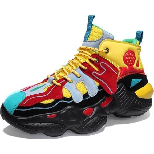 Autumn Spring Men Basketball Shoes Male Street Cool Boots Culture Sports Shoes Basket Femme Sneakers High Top Shoes for Women