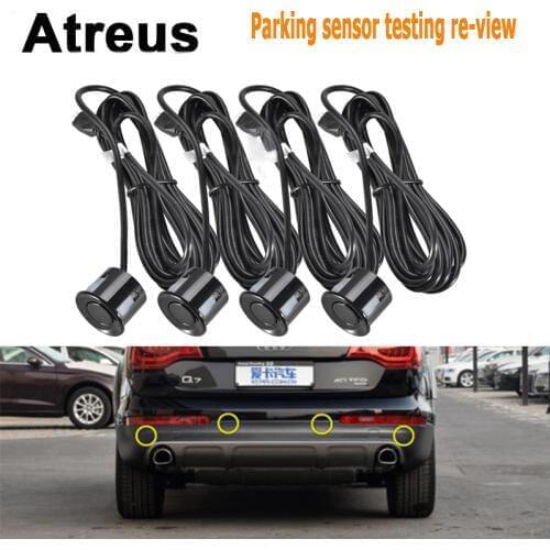 Atreus 4pc Car Parking Sensor Monitor Tracker Reversing Probe For Lexus Honda Civic Opel astra h j Mazda Kia Rio Ceed Volvo Lada