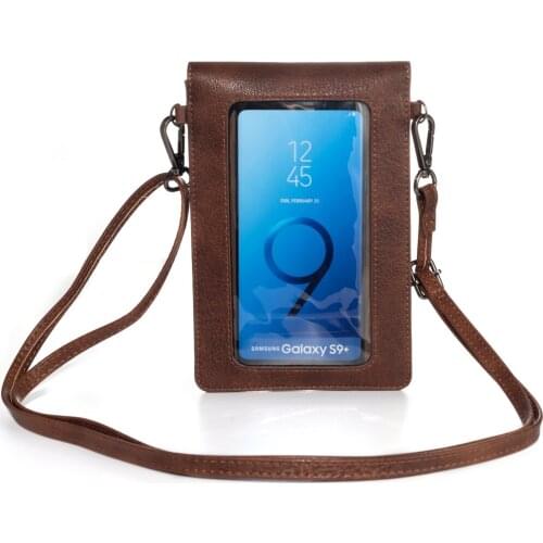 Touch Screen Crossbody Purses,Multi-Functional Clear Window Phone Purse Wallet Case Adjustable Strap for Travel, Shoulder Bags