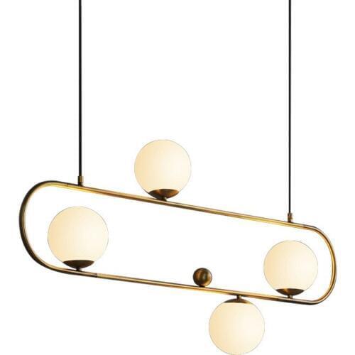 Creative Nordic Suspension Ceiling Pendant Lamp Modern Glass Pendant Lights Dining Room Kitchen Island Hanging Lighting Fixture
