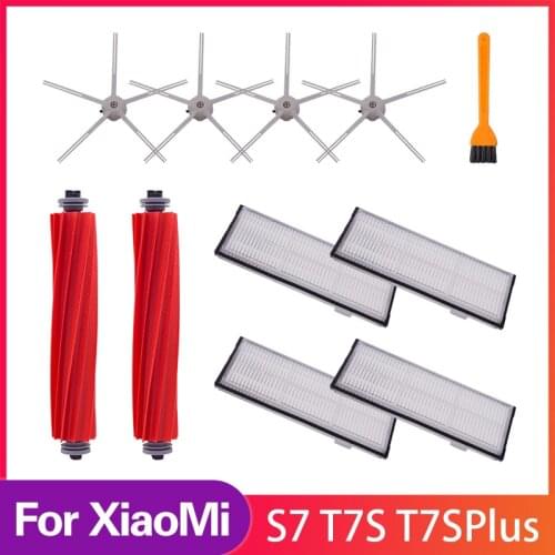 Main Brush Side Brush HEPA Filter Mop Cloth Cleaning Tool for Xiaomi Mijia 1C STYTJ01ZHM Robot Vacuum cleaner parts Accessories