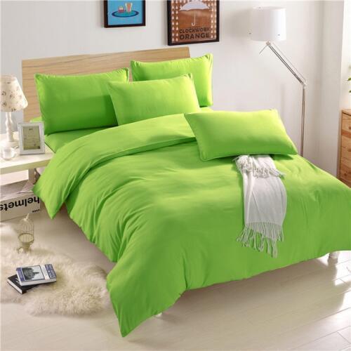 New Solid Hotel Bedding Set 100% Cotton 3pcs/4pcs Duvet Cover Hotel Bed Sheet Sets edredon Housse de couette Pillowcase