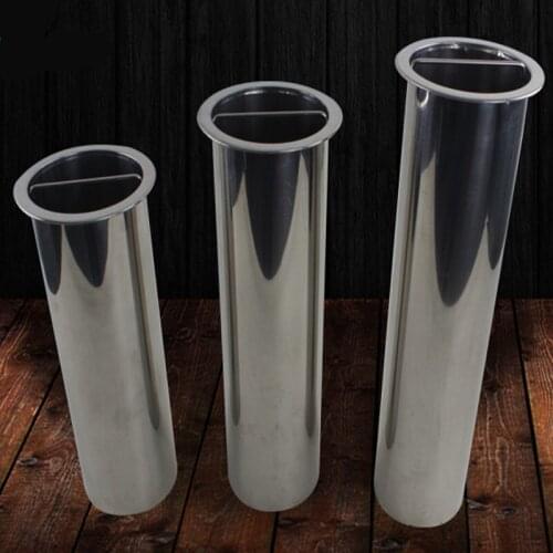 Stainless Steel Chopsticks BBQ needles Buffet Storage Tube Tableware Draining Box Spoon bucket Knife Organizer Kitchen Utensils