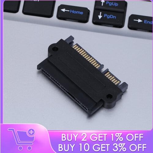 5Gbps SFF 8482 SAS to SATA 180 Degree Angle Adapter Converter Straight Head for SAS hard drives