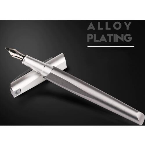 Picasso 960 Beauty of Riemann Cutting Process Aluminum Fountain Pen & Metal Box Writing Gift Set for Men & Women/Office/Graduate