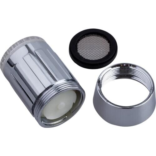 Top List 3-color Water Glow LED Faucet Light Temperature Sensor