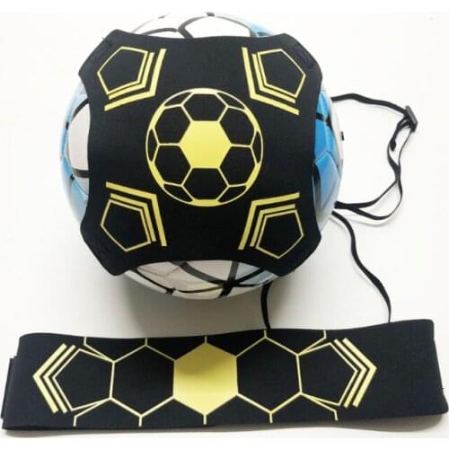 Soccer Trainer Football Kick Throw Solo Practice Training Aid Control Skills Adjustable Equipment Ball Bags Gift