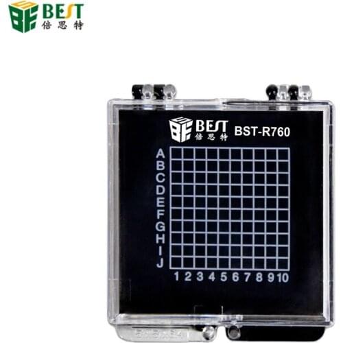 High quality ESD storage Boxes Clamshell Case CPU Component Box For Intel 775 1155 1156 other IC Chip Protection Box