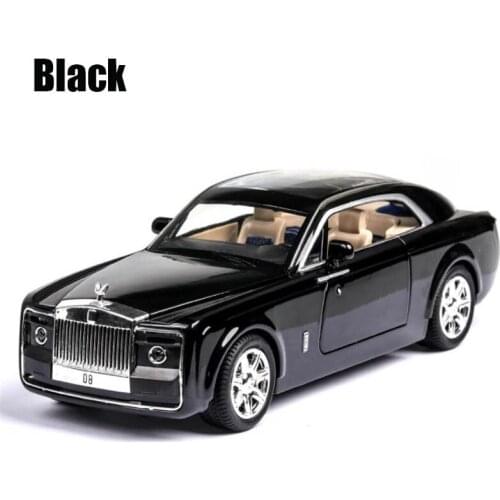 1/24 Diecasts & Toy Vehicles Rolls-Royce Sweptail Car Model With Sound&Light Collection Car Toys For Children Gift brinquedos