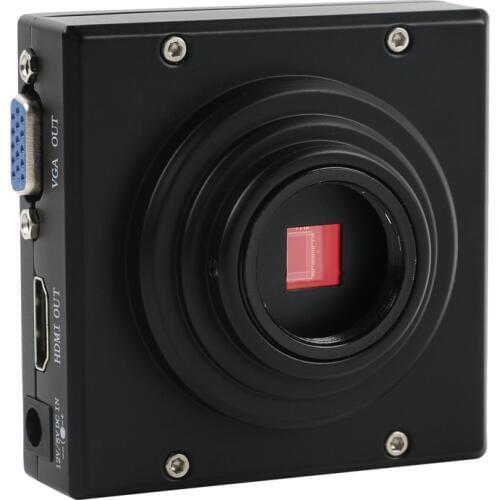 1080P 60fps HD HDMI VGA Industrial Digital Video Microscope Camera Video Image Storage Measurement Function For Phone PCB Repair