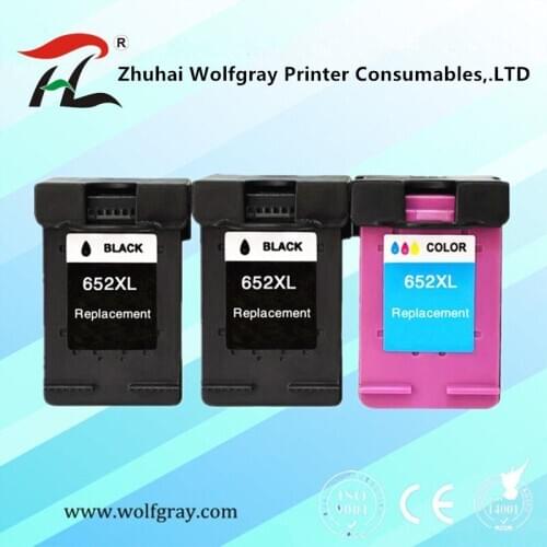 652XL 652 ink cartridge replacement for HP 652 XL for HP652 Deskjet 1115 1118 2135 2136 2138 3635 3636 3835 4535