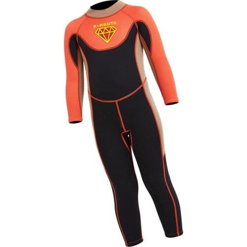 Child Diving Suit 2.5mm Surfing Wetsuit Kids One Piece Diving Suit 2.5mm Youth Breathable UV Protection Sunsuit