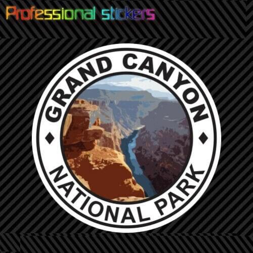 Grand Canyon National Park Sticker Premium Die Cut Vinyl Camp Hike Az Arizona for Car Windows, Laptops, Mobile Phones