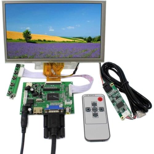 HD MI VGA 2AV LCD Controlle Board+ 8inch AT080TN64 800x480 With Touch Panel