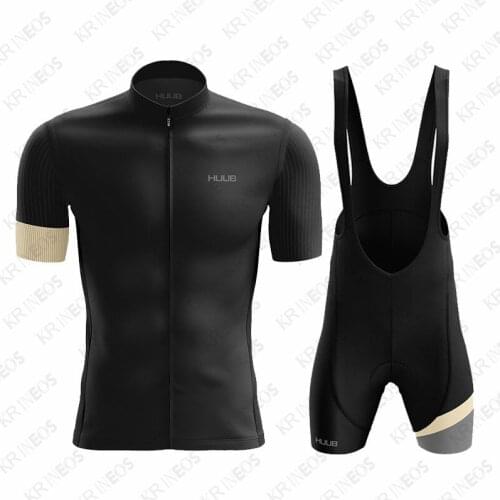 HUUB Team Cycling Jersey 2020 Summer Man Breathable Bike Wear Short Sleeve Pant Set MTB Maillot Ciclismo Riding Cycling Clothing