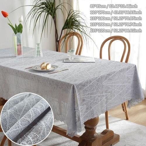 1Pcs European Style Lace Tablecloth Rectangular Wave Pattern Net Gauze Table Mat Fabric TV Cabinet Cover Table Decoration Towel