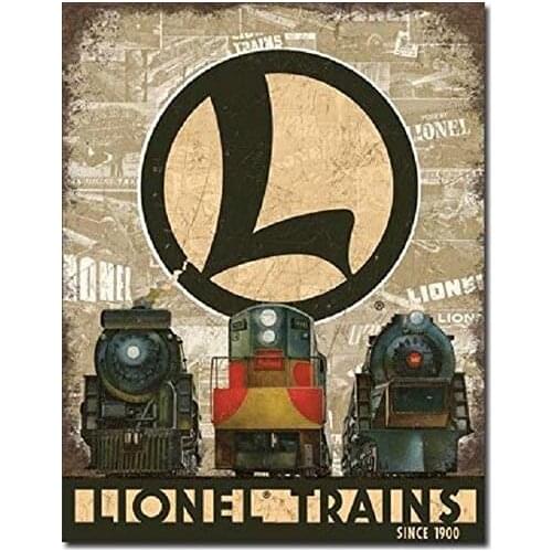 Lionel Train Legacy Railroad Retro Ad Poster Wall Art Decor Metal Tin Sign 8x12in