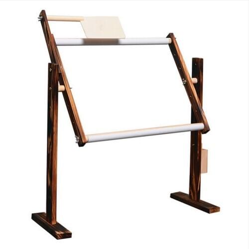 Solid Wood Small Cross - Stitch Frame Adjustable Height Table - Top Embroidery Frame Assembly Is Easy And Practical
