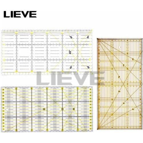 Multi-purpose Patchwork Cloth Quilting Ruler DIY Garment Design Cutting Ruler 30*15cm Acrylic Quilters' Yardstick Rulers