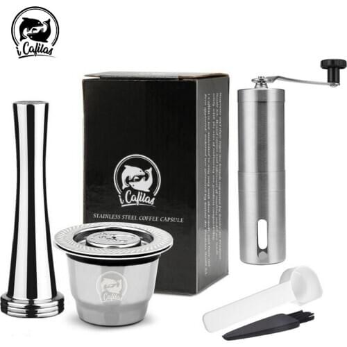 Reusable Coffee Capsule for Caffitaly Compact Coffee Filter Refillable Stainless Steel Pod for Nespresso Citiz Pixie Machine