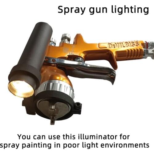 Car Spray Gun Lighting, Spray Gun Searchlight, Working Lighting In Dark Environment, Charging Of Spray Paint Accessories