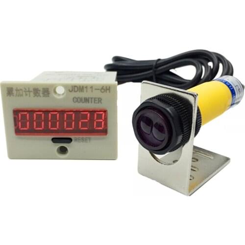 Counter Automatic Induction Infrared Laser Digital Display Transmission Belt Mechanical Manual Workshop Assembly Line Meter