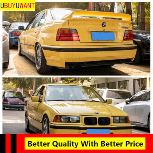 EPFBSQP For BMW E36 M3 Spoiler 1990-2000 BMW M3 Series Spoiler ABS Plastic Materail Unpainted Spoiler For BMW E36 M3 Spoiler