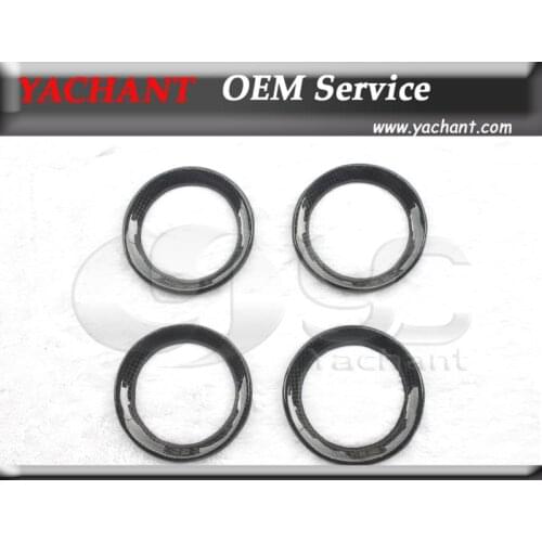 Dry Carbon Fiber Air Con Surround Trim 1&1 Plain Weave Glossy Finish Matte Finish Fit For 2008-2013 R35 GTR