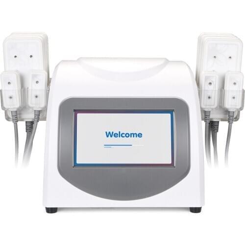 5MW LED Laser With 10 Pads For Cellulite Removal Body Fat Reduction Weight Lifting Beauty Machine