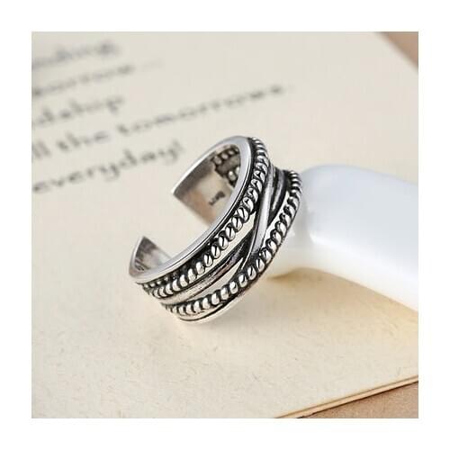 Punk Vintage Layer Chains Rings For Women Boho Female Charms Jewelry Men Antique Knuckle Ring Fashion Party Gift