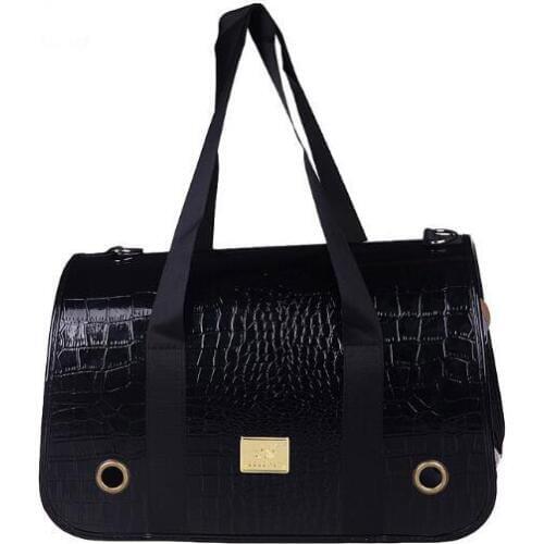 High-grade pet dog cat PVC leather handbag dogs cats travel single shoule bag supplies doggy package products pets accessories