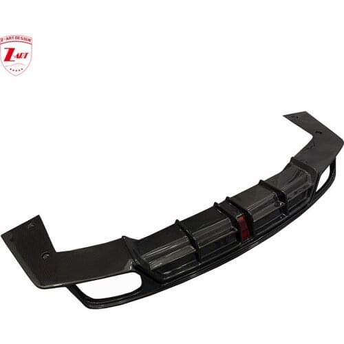 Z-ART Cayenne E3 carbon fiber rear diffuser for Cayenne Coupe carbon fiber rear chin for new Cayenne Coupe rear low spoiler