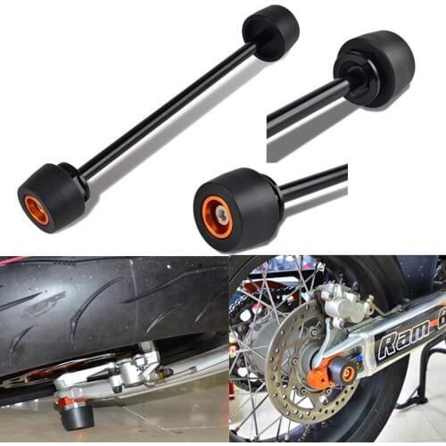 Rear Axle Slider Wheel Fork Crash Protector For KTM 1090 1190 1290 950 Super Adventure 690 Duke Enduro R SMC 690R Supermoto