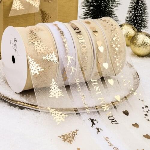 25mm-10Yards Satin Ribbon Wedding Birthday Party Gift Packaging Christmas Halloween Holiday Supplies DIY Crafts Ribbon