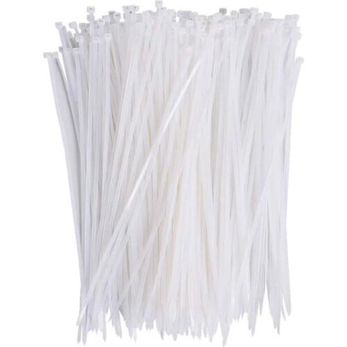 250 Pcs Nylon Self-Lock Cable Zip Ties Straps Self-Locking Ties Long Cable Ties