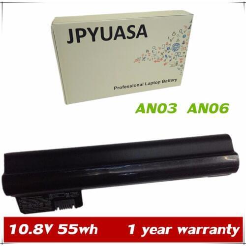 7XINbox 10.8V 55Wh AN03 AN06 Laptop Battery For HP MINI 210 210-1000 CQ20 Series HSTNN-LB0P HSTNN-IB0O 590543-001 HSTNN-XB0P