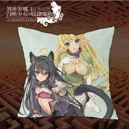 Anime How Not to Summon a Demon Lord Takuma Sakamoto Shera L Greenwood Rem Galleu Fanart Pillowcase Pillow Case Cover Cosplay