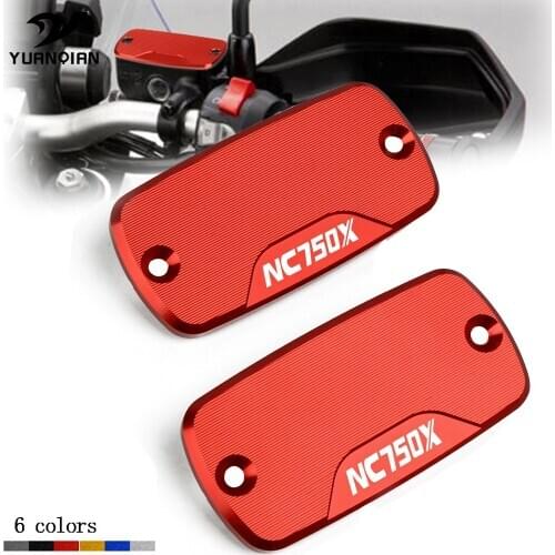 Motor CNC Aluminum Motorcycle Accessories Front Rear Brake FLUID RESERVOIR Cap Cover For Honda NC750X NC 750X NC750 X All year