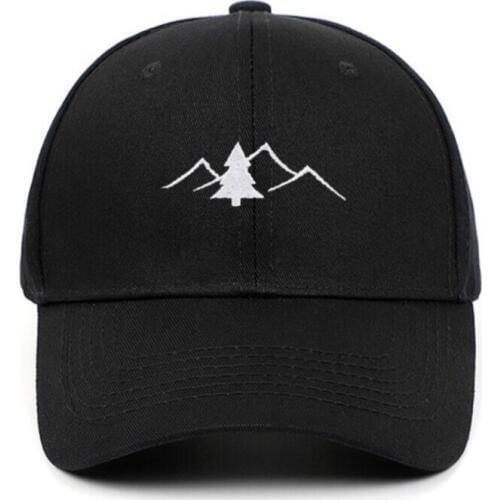 Mountain dad hat casual cotton embroidery Mountain range baseball cap hip hop outdoor sports snapback hat men bone dropshipping