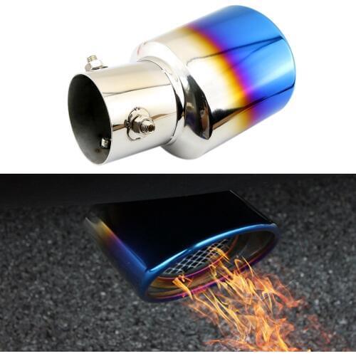 Tailpipe Cover Fit For Toyota Corolla C-HR CHR Yaris Honda Fit Jazz 2014-2019 Parts Rear Exhaust Muffler Tips Trim Accessories