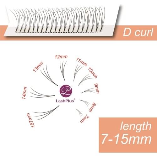 LASHPLUS Premade Russian Volume Fans Premade Eyelash Extensions Supplies customizable label