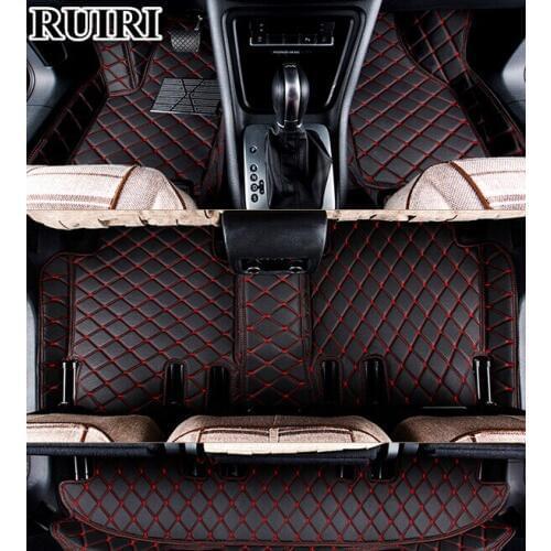 Top quality mats! Custom special car floor mats for Land Rover Discovery 3 2009-2004 7 seats waterproof carpets,Free shipping