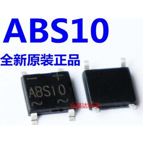 Xinyuan 50PCS/LOT ABS10 1A1000V SOP-4 SMD Rectifier bridge pile IC chip
