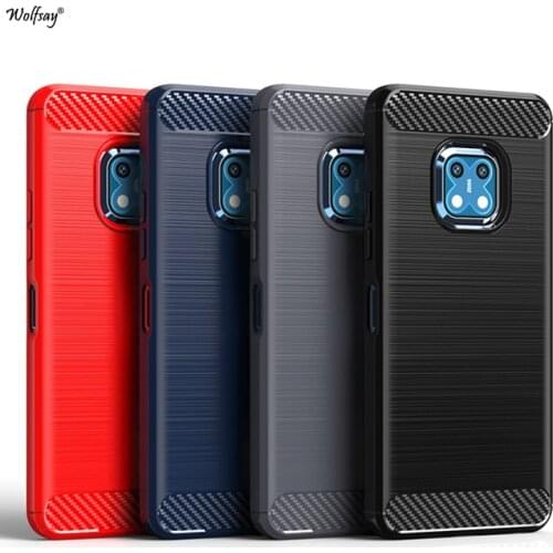 For Nokia XR20 Case Soft Silicone Cover for Nokia XR20 X20 X10 5.4 3.4 Z.4 2.4 2.3 8.3 Case Armor Silm Carbon Rubber TPU Cover